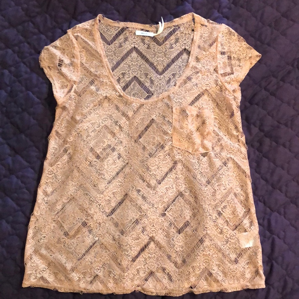 Kimchi Blue lace tee- Urban Outfitters
